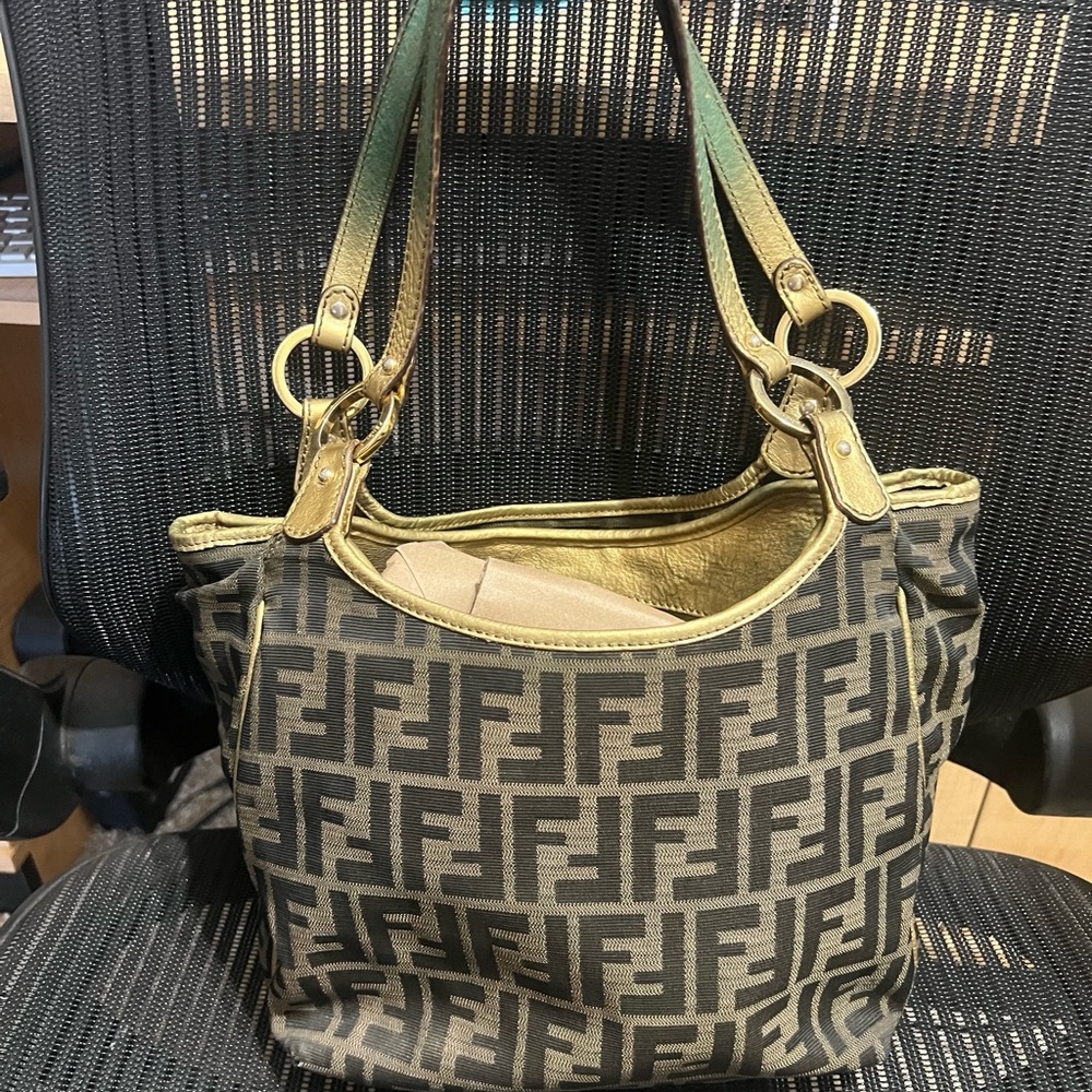 Authentic Small  Fendi Zucca